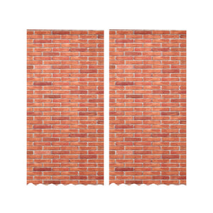 Brick Printed Pattern Print Design 03 Gauze Curtain