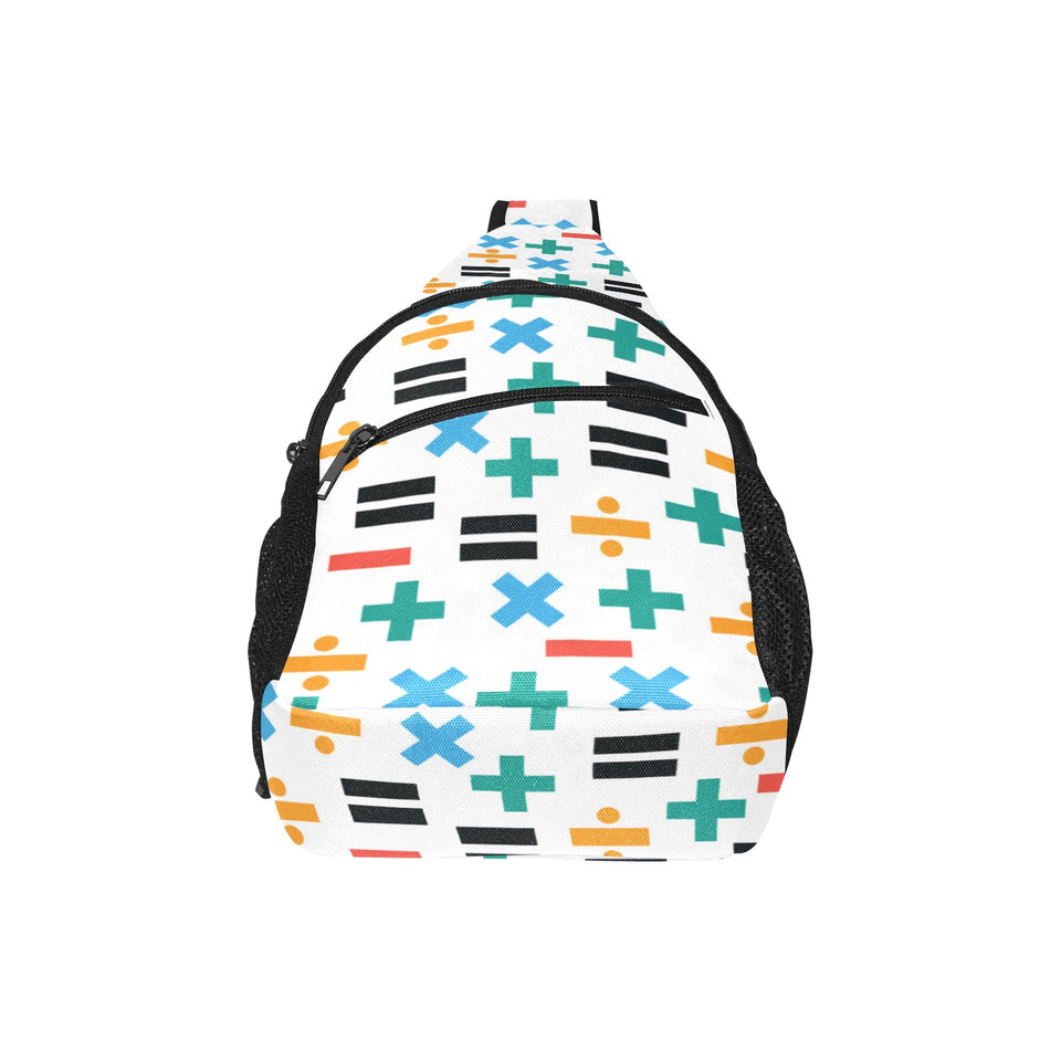 Math Pattern Print Design 05 All Over Print Chest Bag
