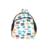 Math Pattern Print Design 05 All Over Print Chest Bag
