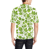 Hop design pattern Men's All Over Print Polo Shirt