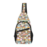 Sun Glasses Pattern Print Design 02 All Over Print Chest Bag