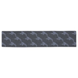 Swordfish Pattern Print Design 03 Table Runner