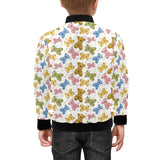 Teddy Bear Pattern Print Design 01 Kids' Boys' Girls' Bomber Jacket