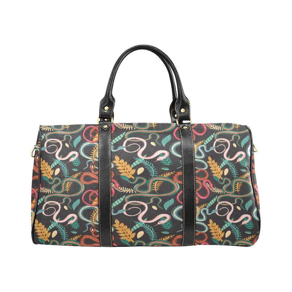 Colorful snake plant pattern Travel Bag