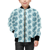 Swordfish Pattern Print Design 05 Kids' Boys' Girls' Bomber Jacket