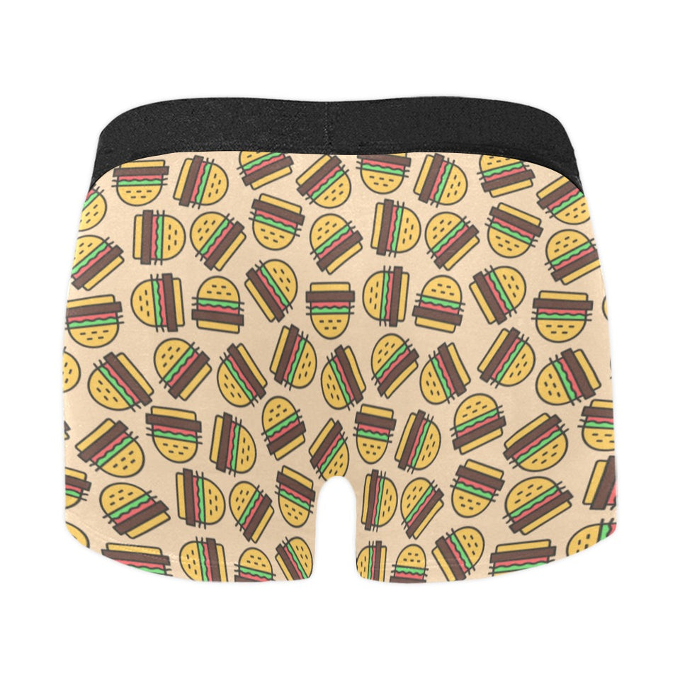 Hamburger Pattern Print Design 01 Men's All Over Print Boxer Briefs Men's Underwear