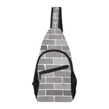 Brick Printed Pattern Print Design 05 All Over Print Chest Bag