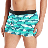 Dolphin sea pattern Men's All Over Print Boxer Briefs Men's Underwear