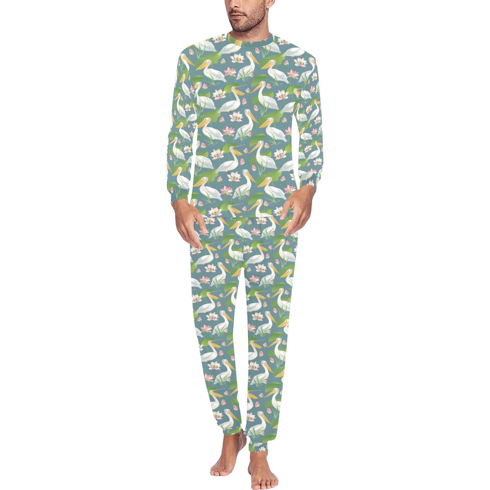 Pelican Pattern Print Design 04 Men's All Over Print Pajama
