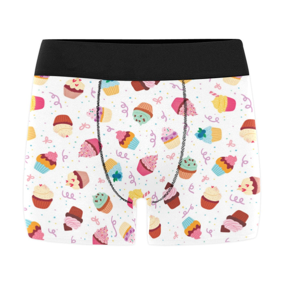 Cake cupcake design pattern Men's All Over Print Boxer Briefs Men's Underwear