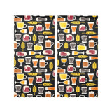 Beer type pattern Gauze Curtain