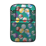 Billiard Ball Pattern Print Design 01 Car Seat Back Organizer