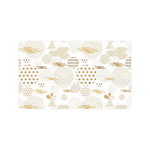 Beautiful gold japanese pattern Doormat