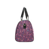 Eiffel Tower Heart Pattern Print Design 04 Travel Bag