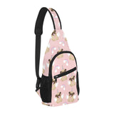 Cute unicorn pug pattern All Over Print Chest Bag