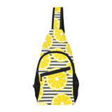 slice of lemon design pattern All Over Print Chest Bag
