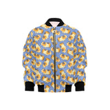 Guinea Pig Pattern Print Design 02 Kids' Boys' Girls' Bomber Jacket