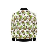 Coconut Pattern Print Design 04 Kids' Boys' Girls' Bomber Jacket