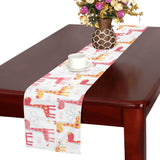 Giraffe Pattern Print Design 03 Table Runner