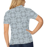 Traditional indian element pattern Women's All Over Print Polo Shirt