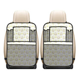 Cute cartoon frog baby pattern Car Seat Back Organizer