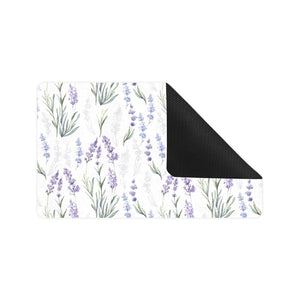 Hand painting Watercolor Lavender Doormat