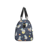 Cute sloth astronaut star planet rocket pattern Travel Bag