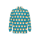 Guinea Pig Pattern Print Design 03 Men's Long Sleeve Polo Shirt