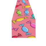Colorful wrapped candy pattern Table Runner