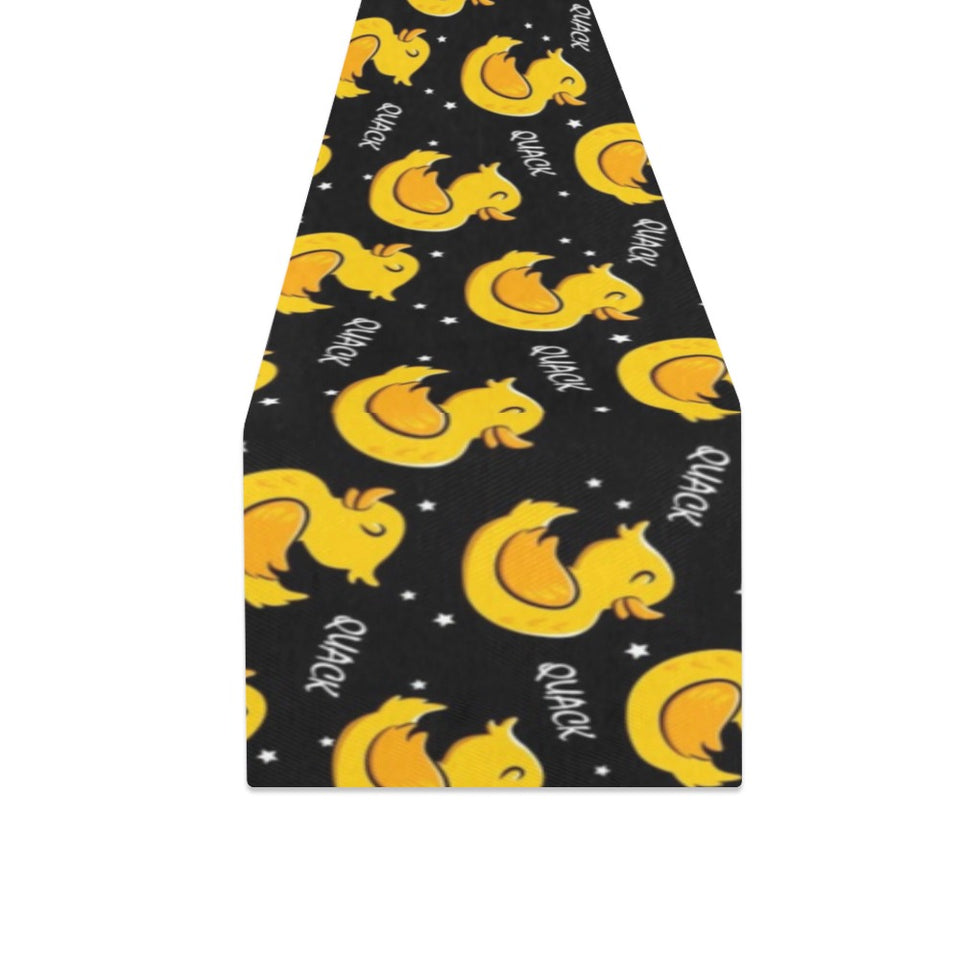 Duck Pattern Print Design 05 Table Runner