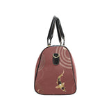Koi Fish Carp Fish red background Travel Bag