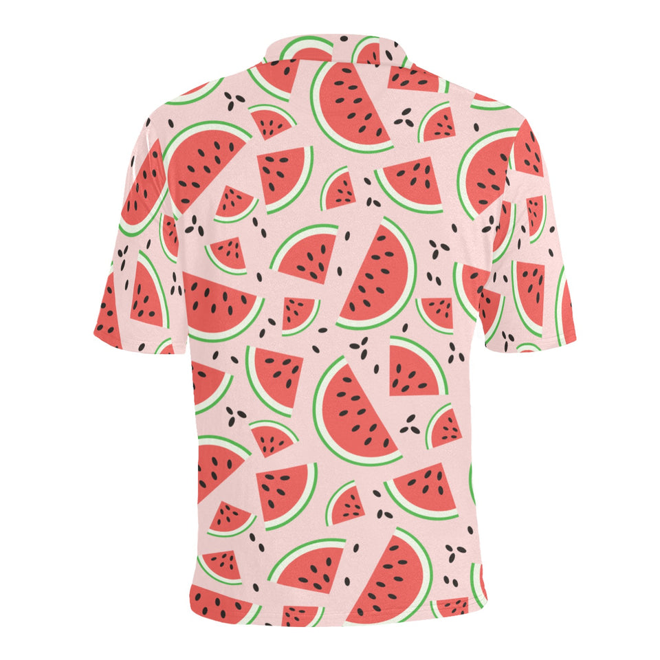 Watermelon pattern Men's All Over Print Polo Shirt