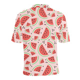 Watermelon pattern Men's All Over Print Polo Shirt