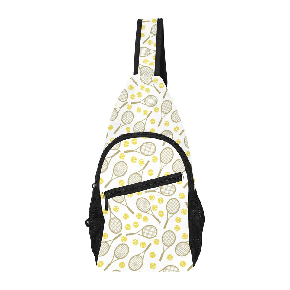 Tennis Pattern Print Design 02 All Over Print Chest Bag