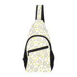 Tennis Pattern Print Design 02 All Over Print Chest Bag