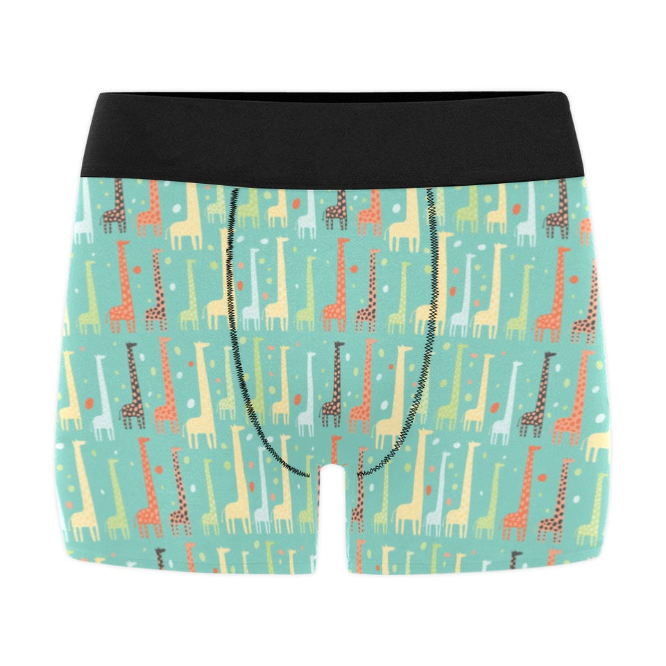 Giraffe Pattern Print Design 01 Men's All Over Print Boxer Briefs Men's Underwear