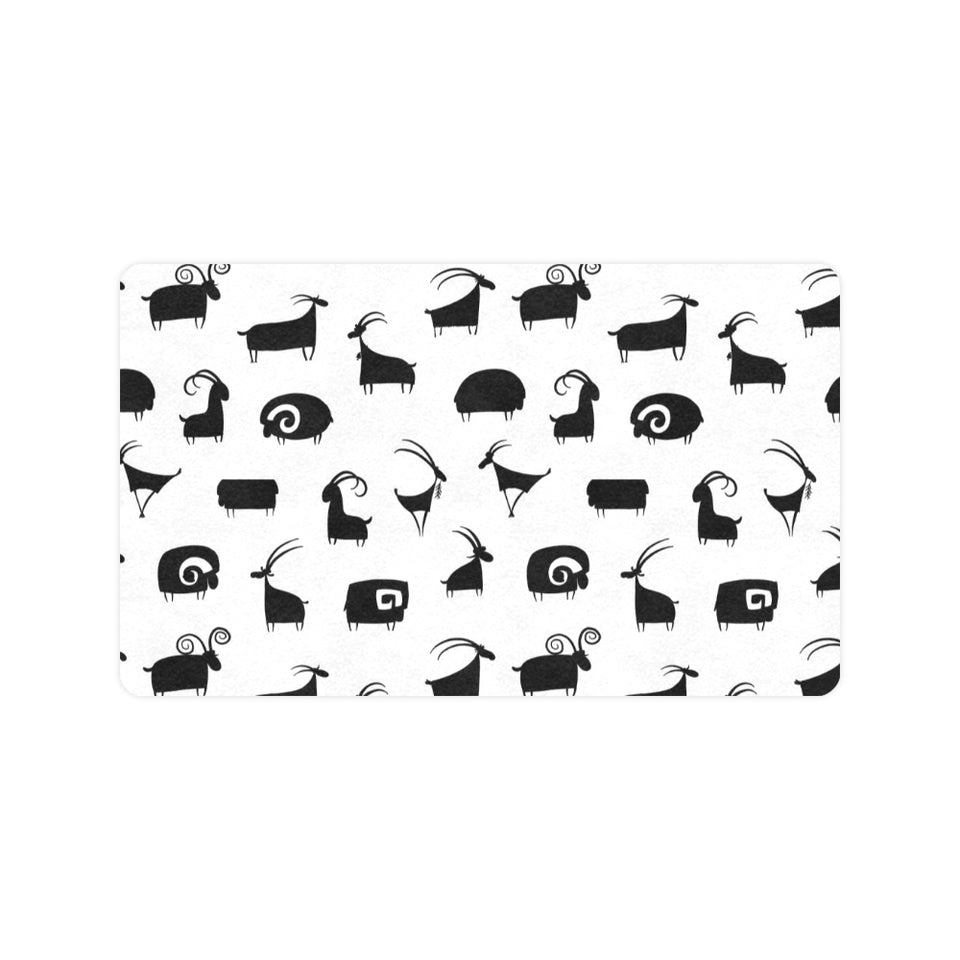 Goat ram pattern Doormat