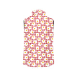 Fried Eggs Pattern Print Design 03 Men's Padded Vest