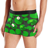 Frog waterlily pattern Men's All Over Print Boxer Briefs Men's Underwear