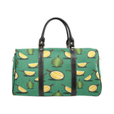 Durian pattern green background Travel Bag