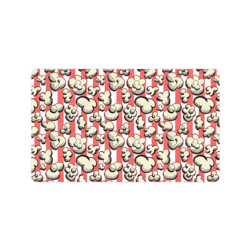 Popcorn Pattern Print Design 05 Doormat
