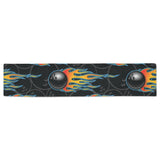 Bowling balls flame pattern Table Runner
