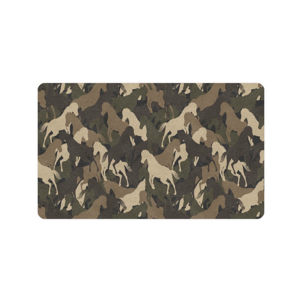Horse Camouflage Pattern Doormat