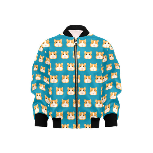 Guinea Pig Pattern Print Design 03 Kids' Boys' Girls' Bomber Jacket