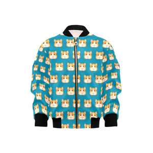 Guinea Pig Pattern Print Design 03 Kids' Boys' Girls' Bomber Jacket