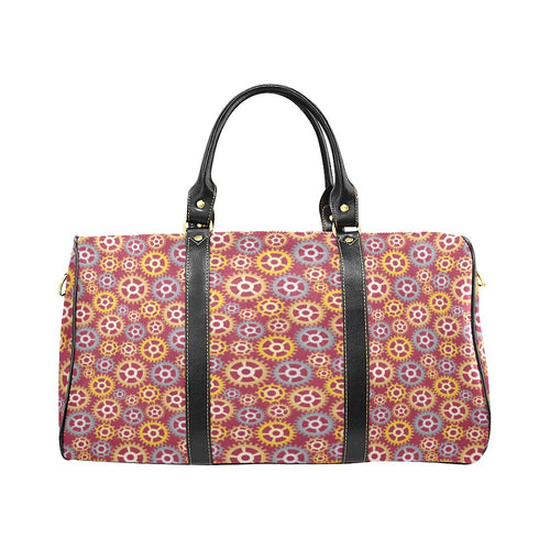 Gear Pattern Print Design 04 Travel Bag