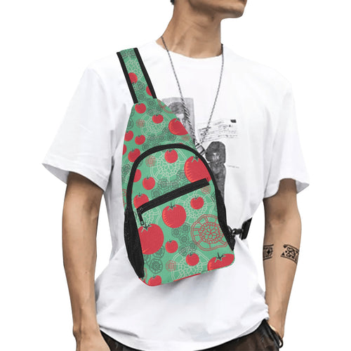 Tomato design pattern All Over Print Chest Bag
