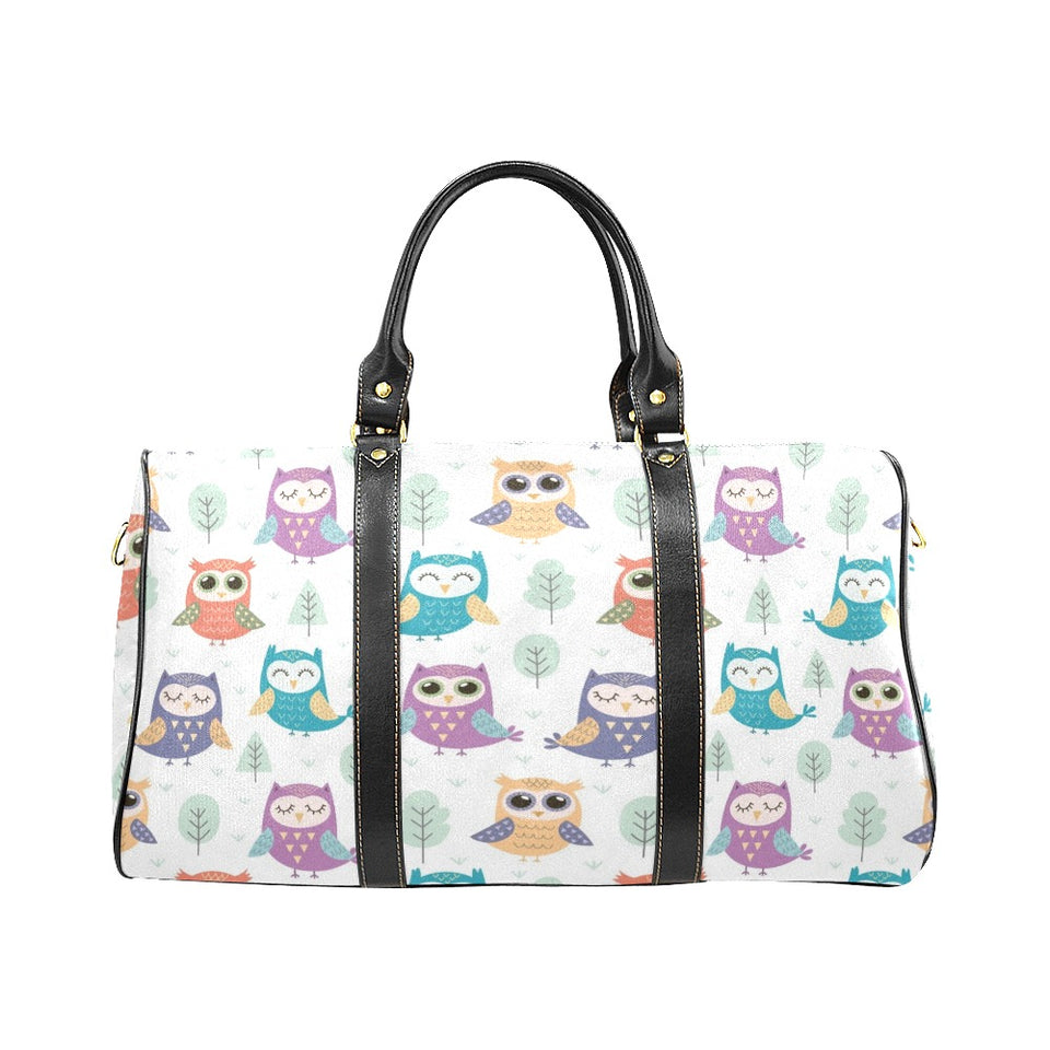 Cute owl pattern Travel Bag