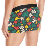 Canabis Marijuana Weed Pattern Print Design 02 Men's All Over Print Boxer Briefs Men's Underwear