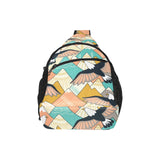 Eagle Pattern Print Design 02 All Over Print Chest Bag